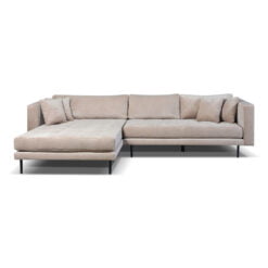Cali sofa m/vendbar chaiselong - Fløjl